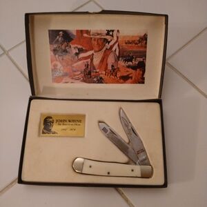 John Wayne Knife American Hero 1907-1979 Frost Cutlery 140 Solingen Steel
